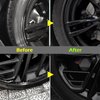 FOLLOWIN Black Rim Touch Up Paint for Cars, Black Wheel Paint Repair Kit, Automotive Rim Scratch Repair, Touch up Paint Kit with Brush, Repair Rim Curb Rash, Wheel Scratch, Surface Damage Quick and Easy, Touch Up Paint Bottles with Brush 1OZ(30ml)