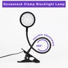 UV Light Gooseneck Curing Lamp, 5W UV Light for Resin Curing, USB 1.5m UV Resin Lamp, Wavelength 395nm UV Lamp, Flexible Gooseneck Clip UV, Black Light Lamp Perfect for Gel Nails, Resin Curing