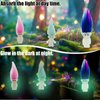 40pcs Luminous Mini Troll Dolls Glow in The Dark Vintage Action Figures Lucky Troll Dolls 1.2" Bodies, 2.3" Hair. Cake Toppers School Project, Arts and Crafts (40pcs)