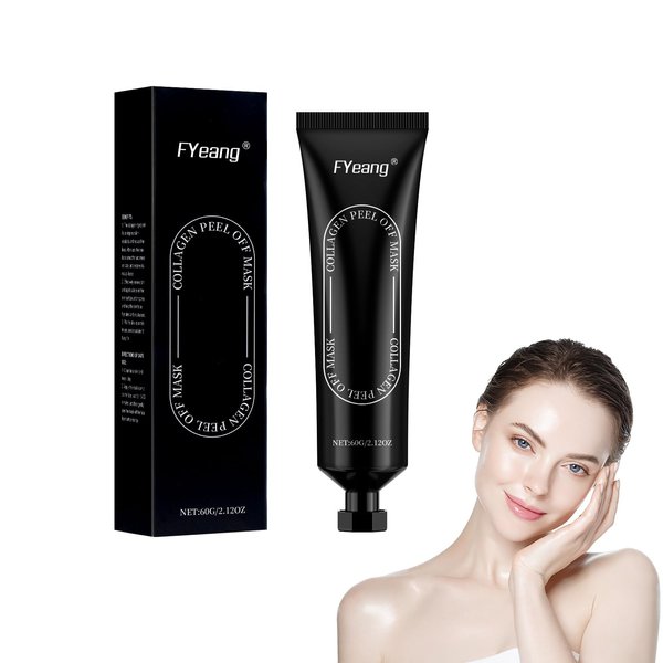FYeang Collagen Reverse Volume Peel Off Face Mask Pack, Hydrolyzed Collagen Facial Mask, Collagen Face Mask, Hydrolyzed Collagen for Soft Face, Facial Beauty Care for Womens Mothers