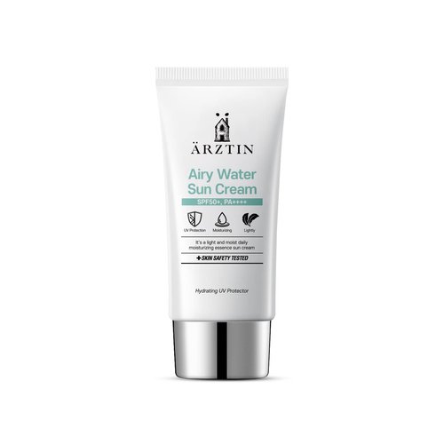 Airy Water SUN Cream SPF50+, PA++++, Lotion Type, NO Whitecast Smooth Texture Light Finish Sun Lotion