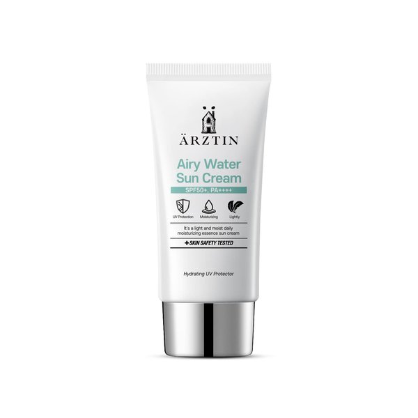 Airy Water SUN Cream SPF50+, PA++++, Lotion Type, NO Whitecast Smooth Texture Light Finish Sun Lotion