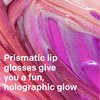 Almay Lip Gloss, Non-Sticky Lip Makeup, Holographic Glitter Finish, Hypoallergenic, 700 Flame, 0.9 Oz