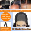 WPPIKK Wear and Go Glueless Wigs Human Hair Pre Plucked Pre Cut Deep Wave Lace Front Wigs Human Hair 4x4 Lace Closure Wigs Human Hair Wigs for Black Women Glueless (20 Inch)