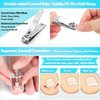 Modacraft 11PCS Ingrown Toenail Removal Kit, Effective Ingrown Toenail Treatment with Toenail Clippers for Thick Toenails, Ingrown Toenail Corrector and Other Predicure Tools Kit for Feet and Hand