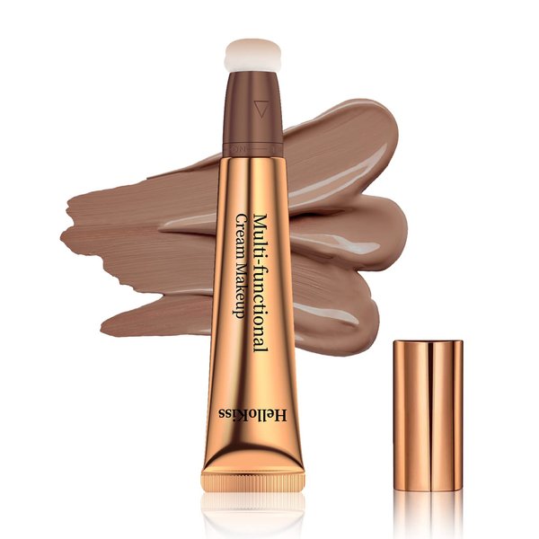Paminify Contour Beauty Wand,Liquid Face Contouring with Cushion Applicator,Shading Bronzer Stick Natural Matte Finish,Lightweight Blendable Nourishing Cream Contour Stick, Cruelty-free,Medium
