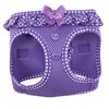 DOGGIE DESIGN American River Choke Free Dog Harness (M, Paisley Purple Dot)