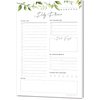 Daily Planner To Do List Notepad 52 Undated Tear-off Sheets | 6x9 Inch Desktop Daily Planning Notepad | Notebook for Daily Tasks, Checklist, Calendar, Schedule, To Do List, Appointments, Notes, Meals,