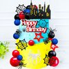 48Pcs Superhero Birthday Cake Decoration Superhero Party Favors Cupcake Cake Decoration Spider Cake Decoration