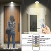 BIGMONAT Battery Operated Shower Light with Motion Sensor Wireless Ceiling Light RF Remote Controlled Through Walls|Brightness Dimmable and Timer Setting Indoor Lighting,Wireless Shower Light