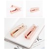 Rose Gold Staples Remover 1 Pack Clear Acrylic Body Steel Jaws Staple Puller Removal Tool for Dress Up Home Office School Desk Accessories Gift (1 Pack, Rose Gold)