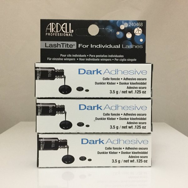 Ardell Lashtite Adhesive Dark, 0.125 Ounce 3 PACK For Individual Lashes