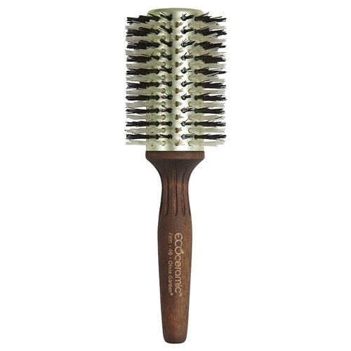 Olivia Garden Ecoceramic Firm Bristles Round Thermal Hair Brush (3")