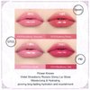 Flower Knows Violet Strawberry Rococo Glowy Lip Gloss-Moisturizing Tinted Lip Plumper Oil-Hydrating Glitter Lip Makeup for Girls&Women-Vegan & Cruelty-Free-0.12 Fl Oz,1 Count (G02 Rasberry Booze)