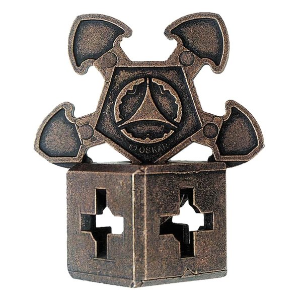 BePuzzled |O'Gear Hanayama Metal Brainteaser Puzzle Mensa Rated Level 3, for Ages 12 and Up