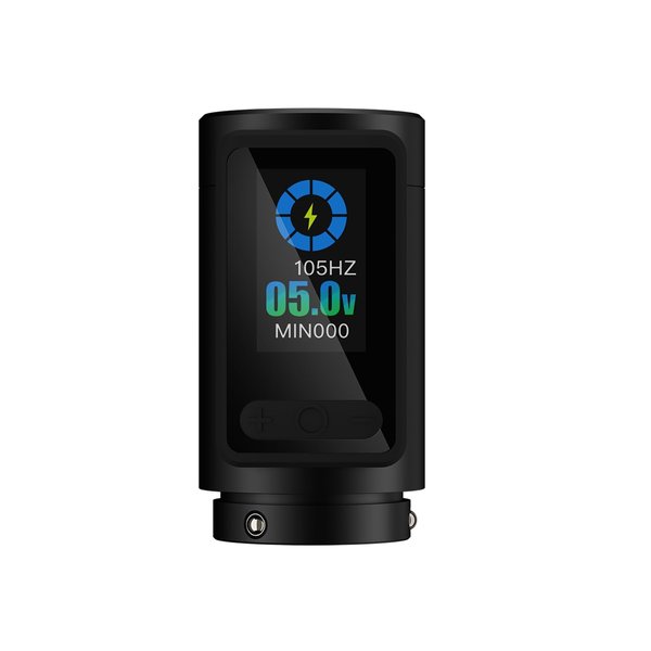 INKin Wireless Tattoo Power Supply 1800mAh Battery with OLED Digital Display, Rechargeable Power for Inferno Tattoo Gun