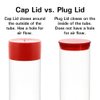 OnFireGuy 20pcs 32.7mm Direct Fit "H32" Coin Holders & Capsule Tube with Red Cap Lid for 1oz Gold Eagles | Capsules & Storage Tube for American Gold Eagles, 1oz Gold Buffalo, 1oz Gold Britannia