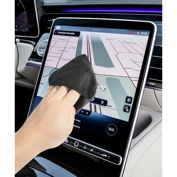 RACOONA Car Screen Cleaner,Screen Cleaning Pad Cloth Wipes,Car Touch Screen Cleaner,Car Accessories Microfiber Cleaning Pad,Screen Cleaner Cloth for Tesla,Car Dashboard/Display,Touch Screen Devices