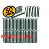 Window Shutters Panel Peg Lok Pin Pegs Screws Spikes Fasteners 3 inch 60 Pack (Forest Green) Exterior Vinyl Shutter Hardware Strongest Made in USA