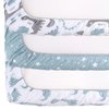The Peanutshell Mini Crib Fitted Sheets Set, Playard, Pack Play Sheets, Playpen, Dinosaur