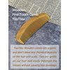 Yuutbiu Fine Tooth Hair Comb, No Handle Green Sandalwood Wooden Comb for Fine Hair