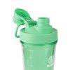 Takeya 24 oz Tritan Plastic Shaker Bottle - Premium BPA Free Protein Shakes Mixer, Leakproof Spout Lid, Shatterproof, Pistachio Green