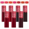 QIUFSSE 7 Colors Korean Lip Tint Stain Set Long-lasting Waterproof Velvet Lip Tint Moisturizing Lip Gloss Set，Multi-Use Lip and Cheek Tint for Women Daily Lip Makeup