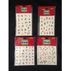 Assorted Nail Decals Package 4 (12-Pack)