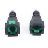 AC PERFORMANCE 2PCS Plastic Fuel Fitting Quick Connect Female 5/16 Tube to Male 3/8 Barb