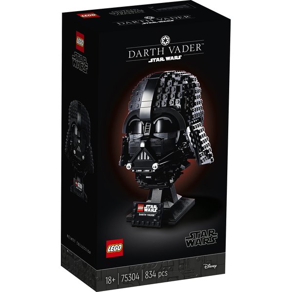 LEGO Star Wars Darth Vader Helmet Building Set, Mask Model Kit for Adults to Build and Display, Collectible Star Wars Home Décor, Gift Idea for Classic Star Wars Fans, 75304