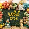 KatchOn, Big Gold Wild One Balloons - 16 Inch | Wild One Birthday Decorations Girl | Gold First Birthday Decorations | Gold Wild One Birthday Balloons, Wild Flower Birthday Decorations