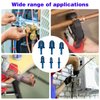 WADEO Air Conditioner Copper Tube Expander Swaging Tool, Copper Pipe Exppander Boring Drill Bits, HVAC Repairing Kit with 6 Different Drill Bits Size 1/4'', 3/8'', 1/2'', 5/8'', 3/4'', 7/8''