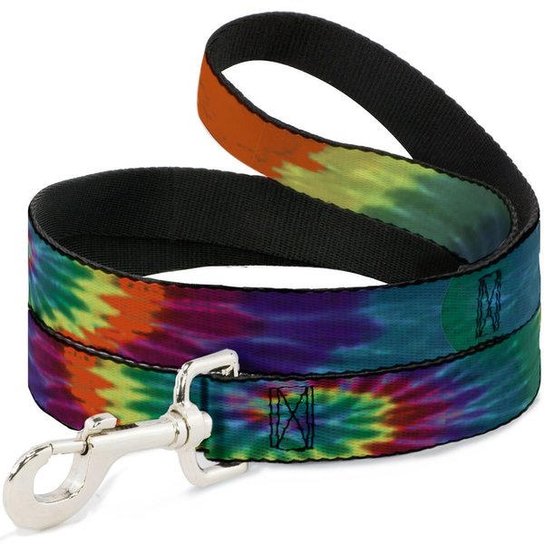 Buckle-Down Pet Leash - BD Tie Dye - 6 Feet Long - 1" Wide