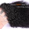 13x6 Lace Front Wigs Human Hair HD Lace Front Wigs Human Hair Pre Plucked Afro Kinky Curly Human Hair Wigs for Women 180% Density 4b/4c Glueless Wigs Human Hair for Women 20 inch