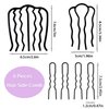 6 Pack Hair Comb,Hair Side Combs for Women Vintage Hairstyle Hair Accessories(Black)