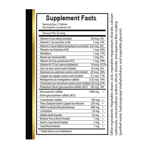 Joint Matrix PRO - glucosamine and chondroitin Supplement, antioxidants Supplements for Women Organic, Advanced Joint Support, msm glucosamine chondroitin, L-Histidine - 1 Bottle