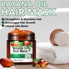 Tiuedu Batana Oil Hair Mask 4.2 Fl Oz, Deep Repair Conditioning Batana Oil,Strengthens & Nourishes Hair Oil, Biotin Deep Treatment, Hair Mask to Repair Dry, Damaged & Frizzy Hair for All Hair Types