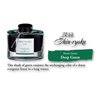 PILOT Iroshizuku Bottled Fountain Pen Ink, Shin-Ryoku, Forest Green (Dark Green) 50ml Bottle (69214), Deep Green