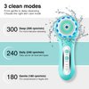 UMICKOO Face Scrubber Exfoliator,Facial Cleansing Brush Rechargeable IPX7 Waterproof with 5 Brush Heads,Electric Face Spin Brush for Exfoliating, Massaging and Deep Cleansing