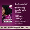 Schwarzkopf Keratin Color Permanent Hair Color, 1.0 Black Onyx, 1 Application - Salon Inspired Permanent Hair Dye, for up to 80% Less Breakage vs Untreated Hair and up to 100% Gray Coverage