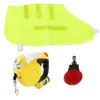 ToolUSA Reflective Small Dog Vest | 50.8 cm x 30.5 cm | 3m Retractable LED Leash | Night Safety Flashing Light | Walking Kit for Enhanced Visibility