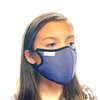Shero 6-Layer Copper-Infused Childrens Reusable Face Mask, Washable and Breathable Filtered Kids Face Mask With Nose Wire (Blue, M)
