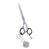 Sightwing hair scissors 7 Inch-Japnese Stainless Steel Razor Edge Barber Shears, Hair Cutting Shear, Hair Cutting Scissors, and Hair scissors Professional for Men/Women/Barber/Salon (Silver)