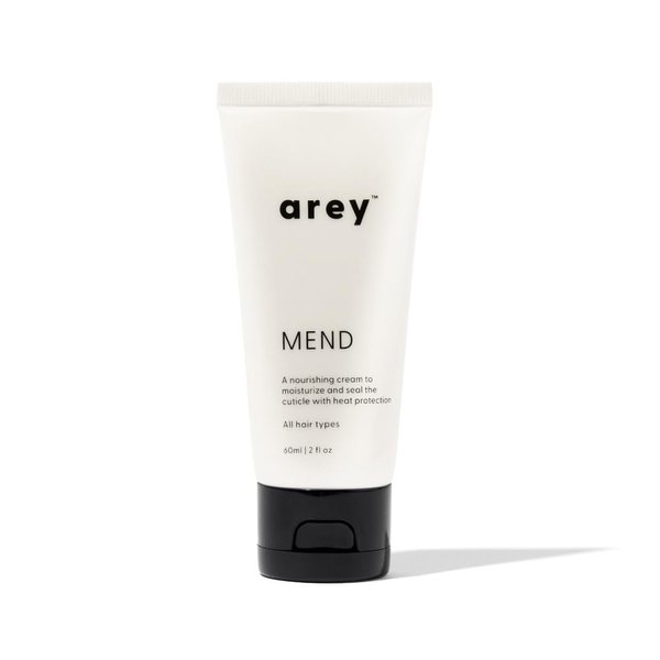 Arey Mend Heat Protectant Leave-In Conditioner | Detangles, Rehydrates, Strengthens and Protects Hair up to 450°F | Vegan, Cruelty-Free & Gluten-Free (8.45 Fl Oz)
