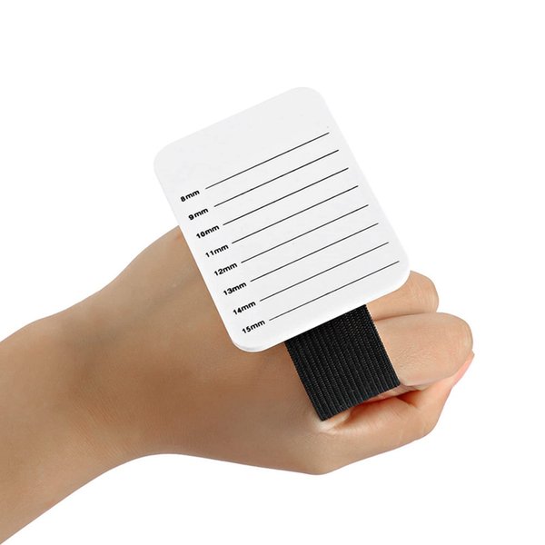 Lash Holder, Lash Pallet For Lash Extensions 8-15Mm Makeup Eyelash Tray Strip Stand Eyelash Extension Hand Plate Lashes Grafting Holder Lash Tile Remover Clip Plastic Board