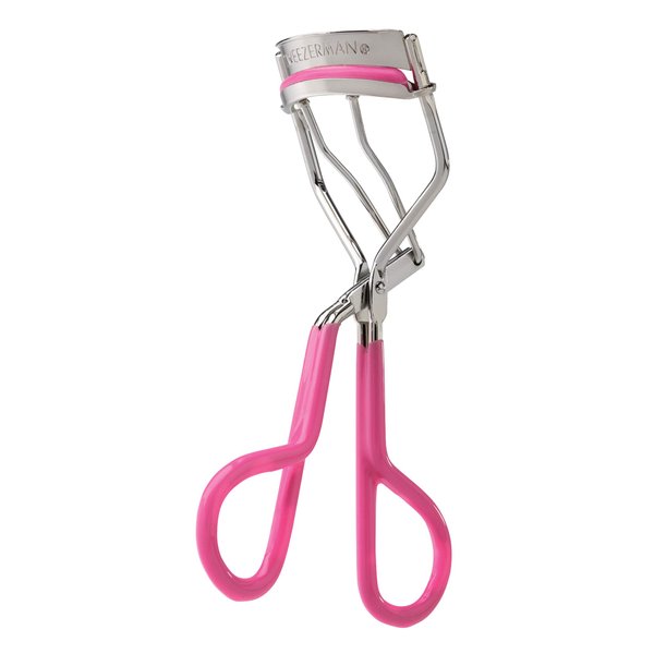 Tweezerman Pink Great Grip Eyelash Curler, Plastic, Includes 3 Replacement Pads
