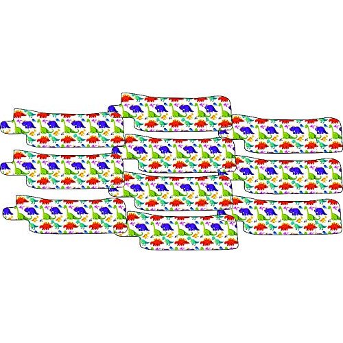 Nasogastric or Oxygen Tube precut Adhesive Tape Dinosaur Theme x 10 Pack. (Mix of Left & Right)