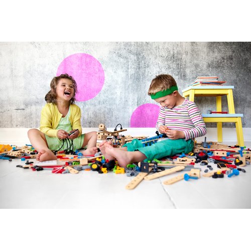 BRIO Builder Pullback Construction Set - Learning, Building and Educational Toys for 3 Year Olds and Up