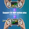 RG353PS Handheld Game Console Linux OS 3.5-inch IPS Screen RK3566 64bit 128G TF Card 4452 Classic Games Built in 3500mAh Battery Support Bluetooth Controller WiFi Online PK HD(RG353PS-White)