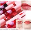 2 Colors Lip Tint Stain, Water Matte Liquid Lipstick, Korean Lip Gloss Moisturizing Natural Lip Tint, Lip and Cheek Tint,Non-Sticky Finish Lip Stain,Long-Lasting Waterproof,Vivid Color Lip Stain-01+03